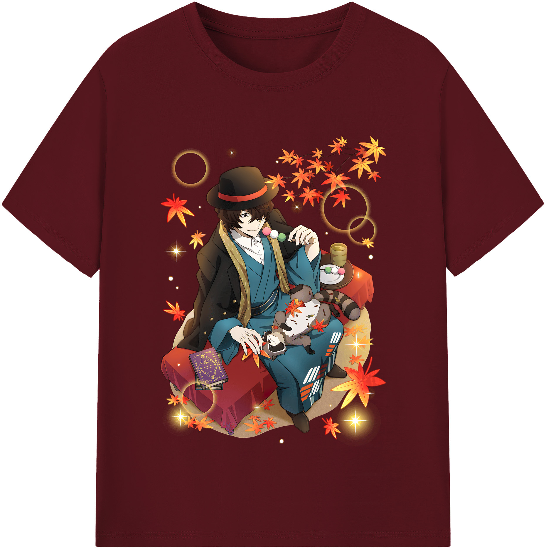 （画像用） 文豪ストレイドッグス Bungo Stray Dogs 綿100％半袖Tシャツ（フロントプリント）